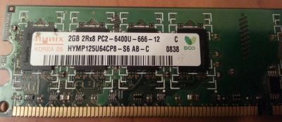Лот: 11004855. Фото: 1. Hynix DDR2 PC2-6400U 666-12. Оперативная память