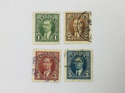 Лот: 23963848. Фото: 1. Король Георг VI. Неполная серия... Марки