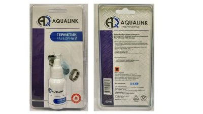 Лот: 15191159. Фото: 1. Клей-герметик анаэробный Aqualink... Клеи, герметики, пена монтажная, клейкие ленты