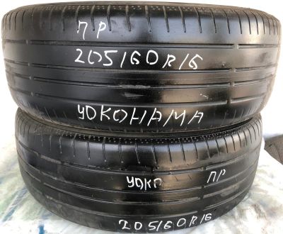 Лот: 14290024. Фото: 1. Шина 205/60 R16 205/60/16 Yokohama... Шины
