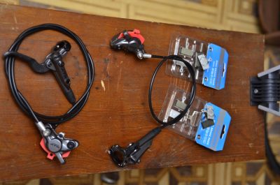Лот: 12875366. Фото: 1. Тормоза Shimano XTR M9000 перед... Запчасти