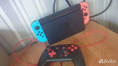 Лот: 25395361. Фото: 1. Nintendo switch прошита + комплект. Игровые приставки, консоли