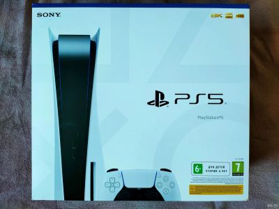 Лот: 17831017. Фото: 1. Новая Sony PlayStation 5 с дисководом... Игровые приставки, консоли