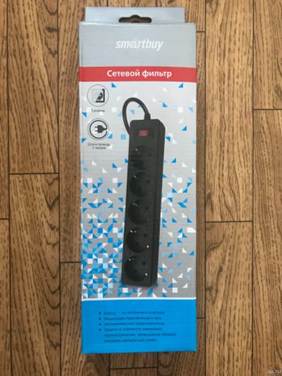 Лот: 13561668. Фото: 1. Сетевой фильтр smartbuy удлинитель... ИБП, аккумуляторы для ИБП