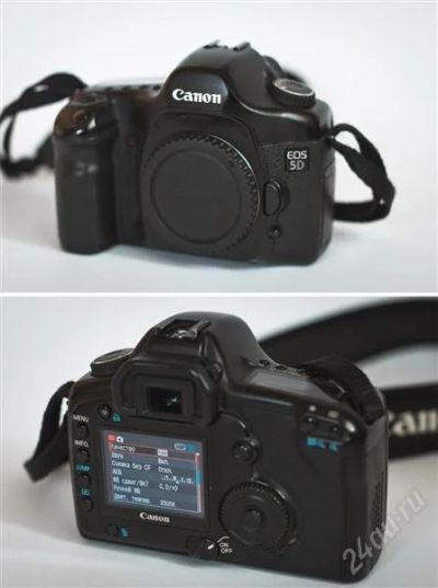 Лот: 2493668. Фото: 1. Продам Canon 5D + 5 аккумуляторов. Цифровые зеркальные