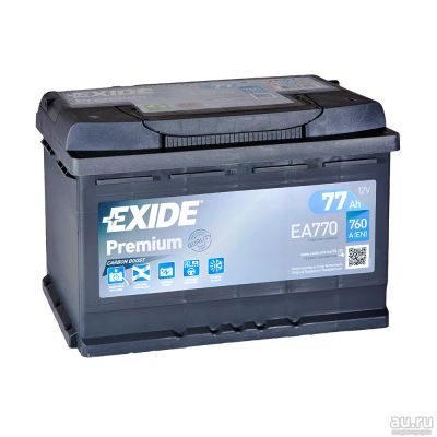 Лот: 15885943. Фото: 1. аккумулятор Exide Premium 77.0... Аккумуляторы