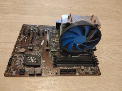 Лот: 20870526. Фото: 1. материнская плата MSI b450 A PRO. Материнские платы