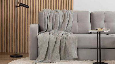 Лот: 24309451. Фото: 1. Покрывало Askona Home Stitch... Пледы, покрывала