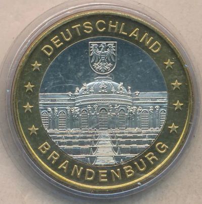 Лот: 7013830. Фото: 1. Германия медаль жетон Бранденбург... Юбилейные