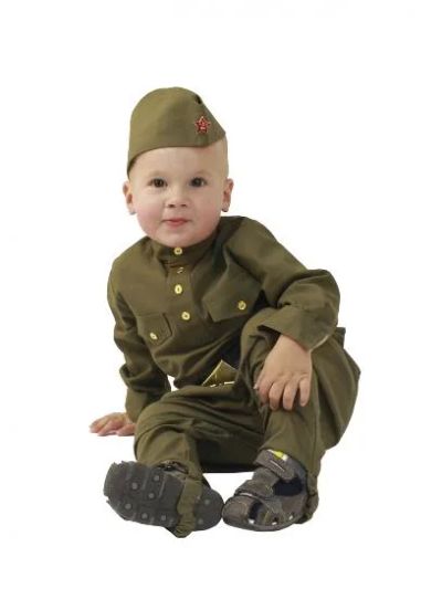 Лот: 6845491. Фото: 1. Военная форма Гимнастерка с брюками... Детские карнавальные, праздничные костюмы