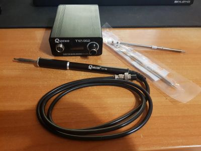 Лот: 25518477. Фото: 1. Паяльная станция Quicko T12. Радиолюбительский инструмент