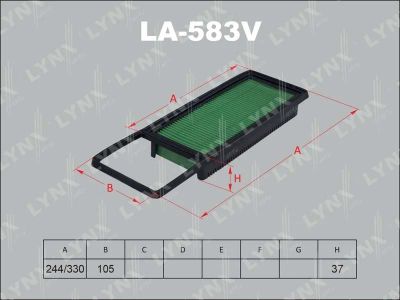 Лот: 13357246. Фото: 1. Lynx LA-583V Воздушный фильтр. Расходные материалы