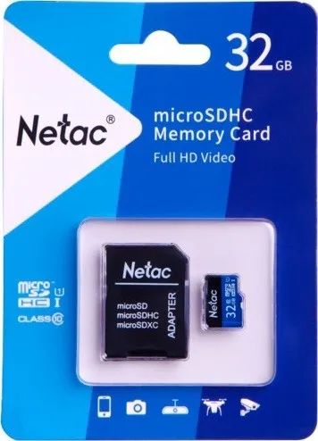 Лот: 24948818. Фото: 1. Карта памяти MicroSDHC 32Gb Netac... Карты памяти