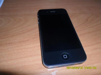 Лот: 6954883. Фото: 1. Iphone 4 16GB Black. Смартфоны