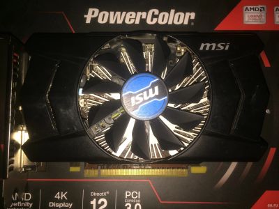 Лот: 12804765. Фото: 1. Radeon MSI R7 250 2gb. Видеокарты