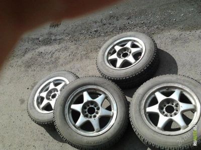 Лот: 2065348. Фото: 1. Литье с зимней резиной. Шины на дисках