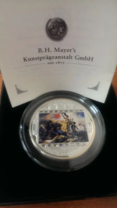 Лот: 10213742. Фото: 1. Монета "Художники мира. Делакруа... Другое (монеты)