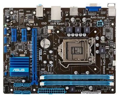 Лот: 5622645. Фото: 1. Asus p8h61-m lx3 r2.0 + intel... Материнские платы