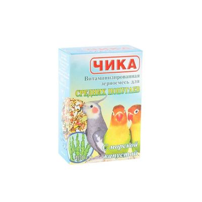 Лот: 10400764. Фото: 1. Корм чика для средних попугаев... Корма