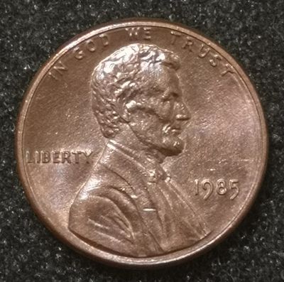 Лот: 23525340. Фото: 1. 1 цент 1985 года. США. Штемпельный... Америка