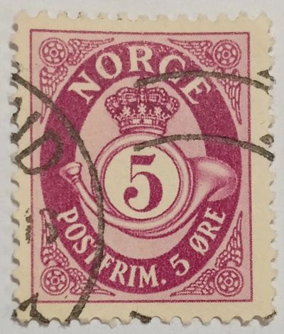 Лот: 25244184. Фото: 1. Марка_Норвегии, 1940г, Почтовый... Марки