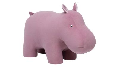 Лот: 25120452. Фото: 1. Пуф детский Hippo, цвет Розовый. Другое (детская мебель)
