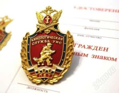 Лот: 1287404. Фото: 1. Нагрудный знак "Кинологическая... Юбилейные