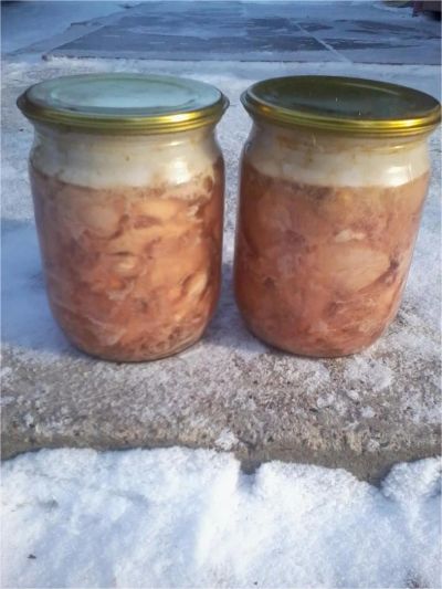 Лот: 3370247. Фото: 1. Тушенка из мяса кролика. Домашние заготовки