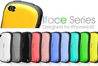 Лот: 3349185. Фото: 1. Чехол iFace для iPhone 4/4s (Жёлтый... Чехлы, бамперы