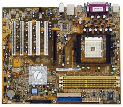 Лот: 359545. Фото: 1. Материнская плата Socket 754. Материнские платы
