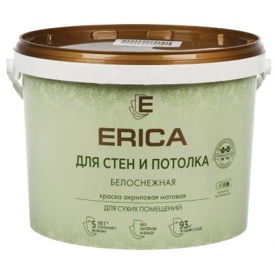 Лот: 24085207. Фото: 1. Краска воднодисперсионная, Erica... Краски, лаки, растворитель