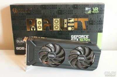Лот: 14997305. Фото: 1. palit geforce gtx 1070 ti dual. Видеокарты