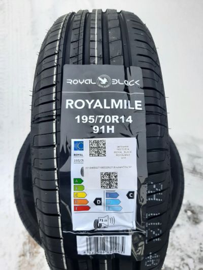 Лот: 21324724. Фото: 1. 195/70 R14 91H Royal Black Royal... Шины