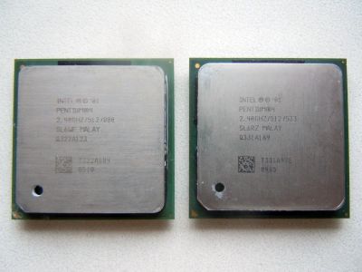 Лот: 11188023. Фото: 1. Intel Pentium 4 2400MHz (с погнутыми... Процессоры