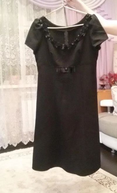 Лот: 6503104. Фото: 1. Платье черное размер 48-50. Платья
