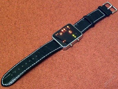 Лот: 851852. Фото: 1. Часы Binary LED Watch (черные). Красноярск