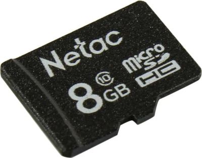 Лот: 25207926. Фото: 1. Карта памяти MicroSDHC 8Gb Netac... Карты памяти