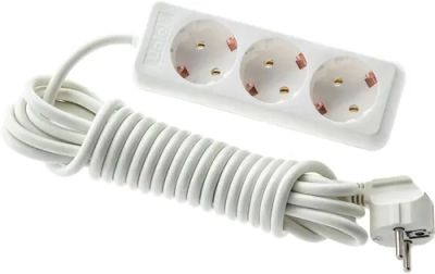 Лот: 24553061. Фото: 1. Удлинитель Uniel S-GCD3-5 White. Удлинители, тройники, сетевые фильтры
