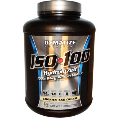 Лот: 4524015. Фото: 1. Протеин изолят ISO-100 от Dymatize... Спортивное питание, витамины