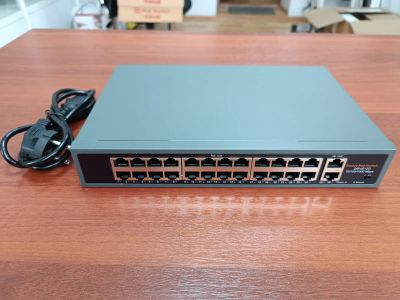 Лот: 24401795. Фото: 1. PoE-коммутатор 24-портовый F2420GBL-A... Видеонаблюдение