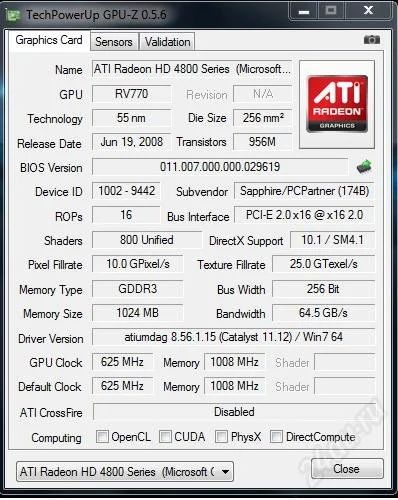 Лот: 1427330. Фото: 1. Sapphire Radeon HD 48501 GB. Видеокарты