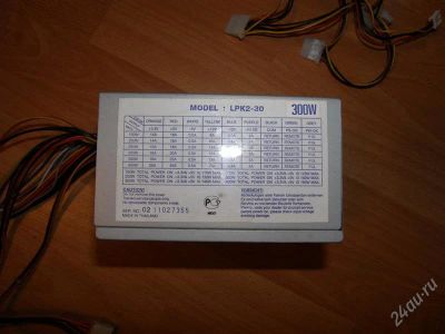 Лот: 1070452. Фото: 1. БП № 51 ATX 300 model LPK2-30. Корпуса, блоки питания