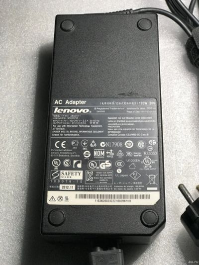Лот: 15563444. Фото: 1. Блок питания (зарядка) Lenovo... Корпуса, блоки питания