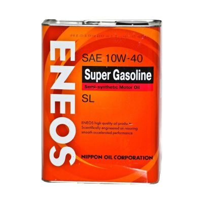Лот: 12496761. Фото: 1. ENEOS Gasoline SJ 10W-40 4 л. Масла, жидкости
