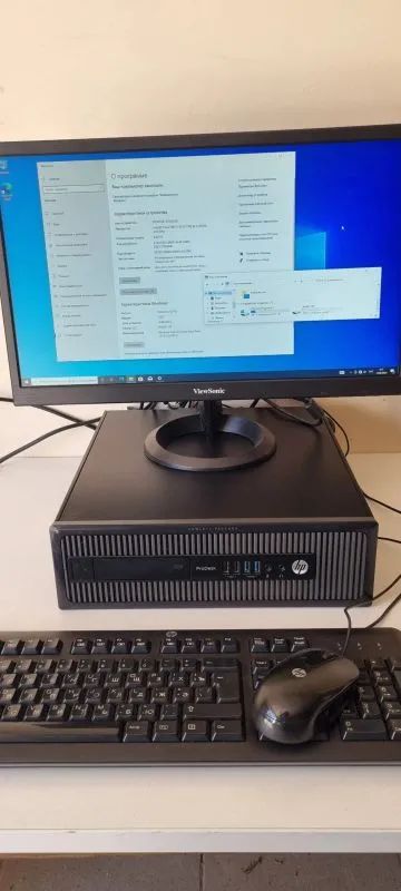 Лот: 24954844. Фото: 1. Компьютер HP в сборе на i5 процессоре... Компьютеры в сборе