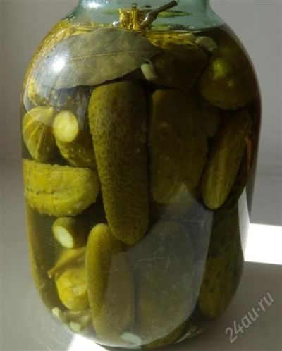 Лот: 2316913. Фото: 1. Огурцы солёные домашние 3л. Домашние заготовки