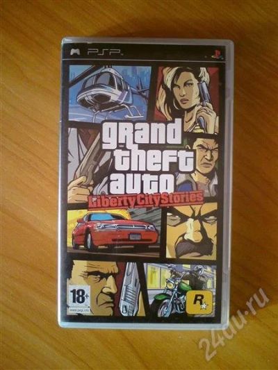 Лот: 612482. Фото: 1. Диск для PSP GTA Libety City Stories. Игры для консолей