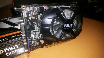 Лот: 10741771. Фото: 1. Видеокарта Palit GeForce GTX 650... Видеокарты