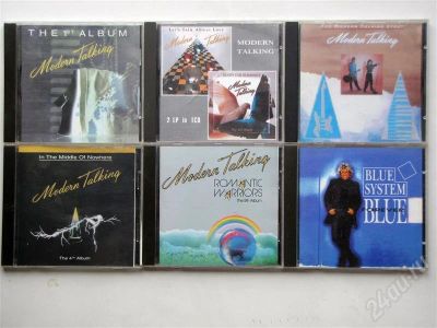 Лот: 542819. Фото: 1. Аудиодиски Modern Talking и Blue... Аудиозаписи