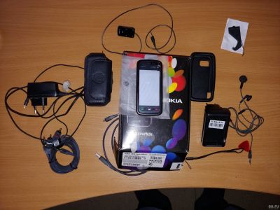Лот: 13467466. Фото: 1. Nokia 5800 (неисправно, на запчасти... Кнопочные мобильные телефоны